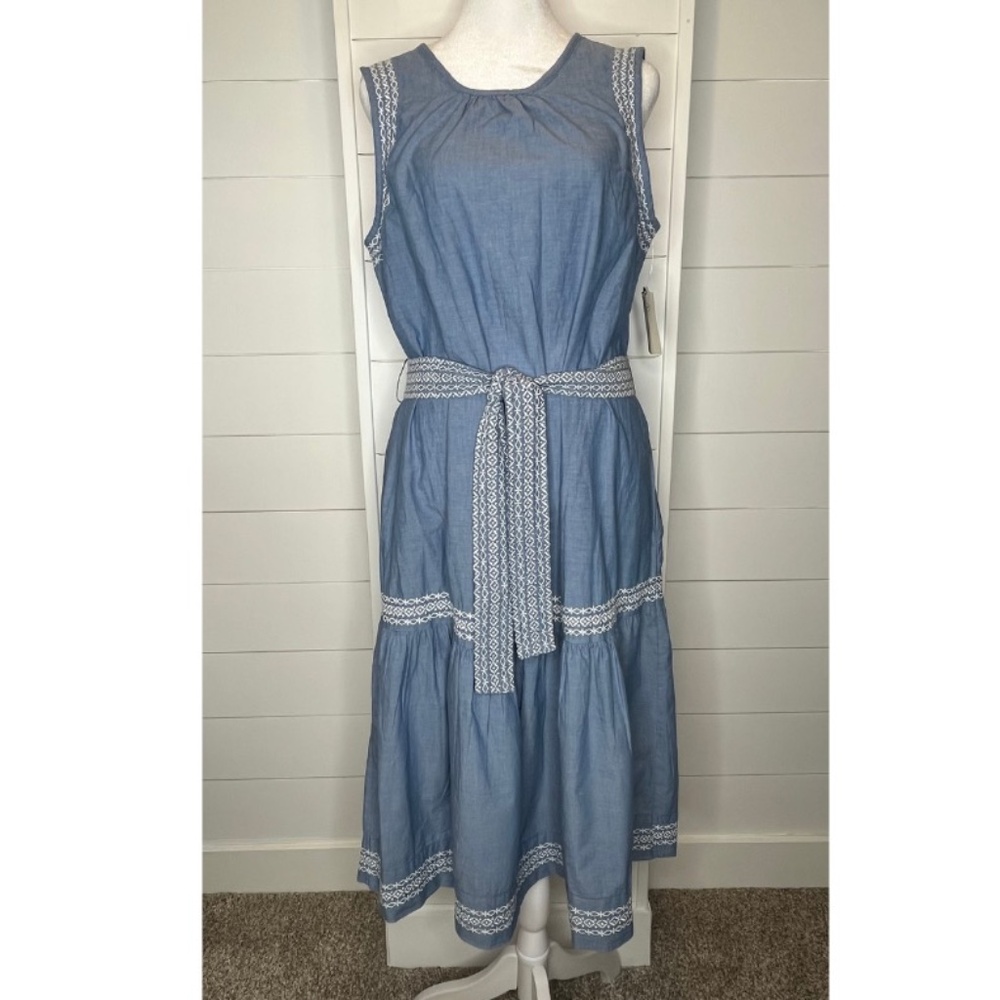 St. John's Bay Light Denim Dress - NEW ITEM Size Medium